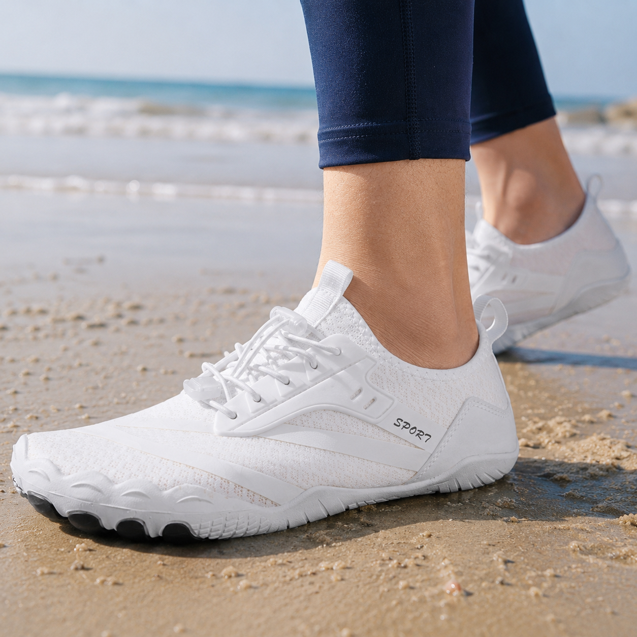Naturnarr | Strideox Barfuß-Wasserschuhe | Schnelltrocknend rutschfest Strandschuh