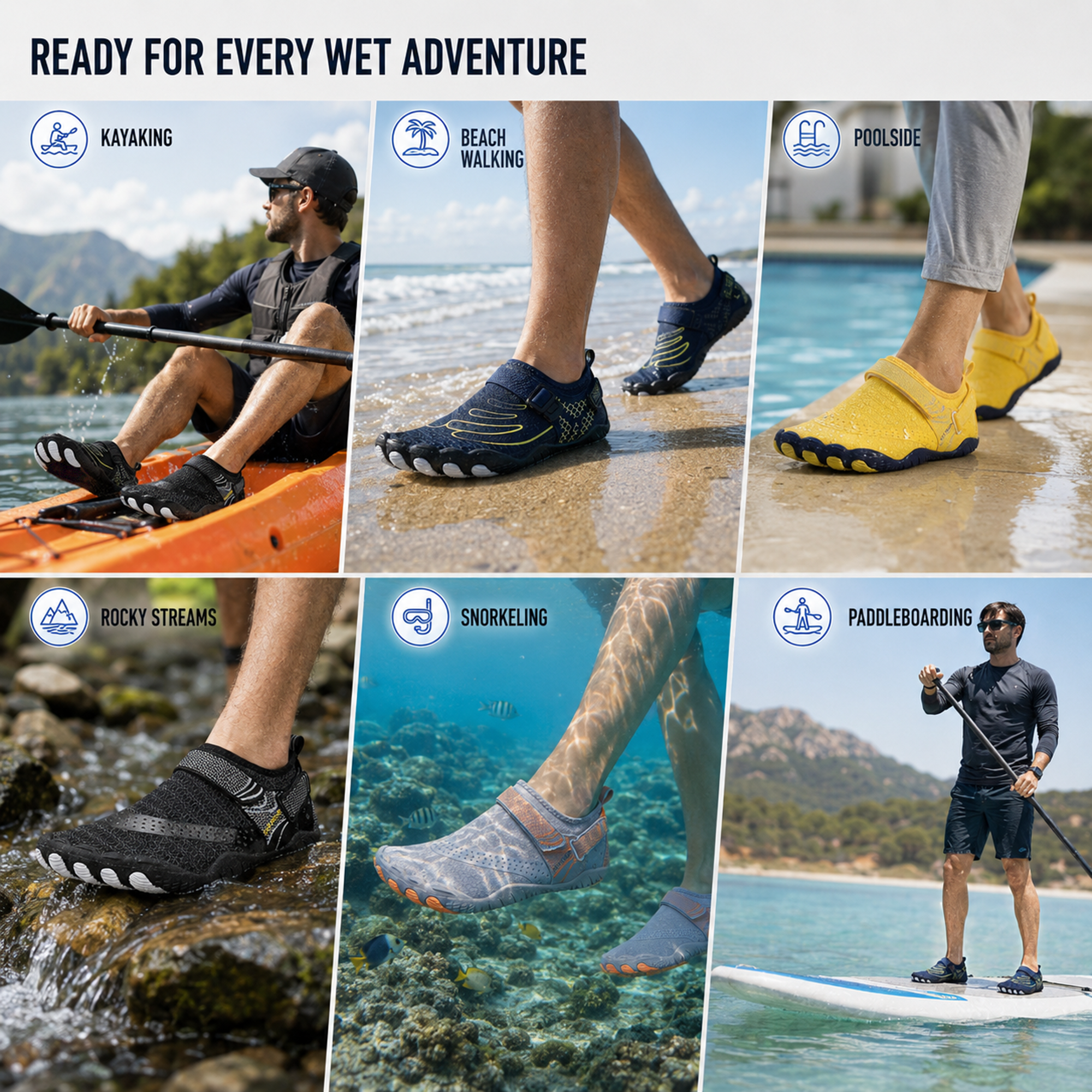 Naturnarr | Tidewade Fünf-Zehen-Schnelltrocknende Wasserschuhe